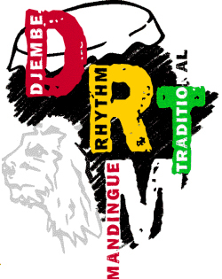 Djembe, Rhythm, Traditional, Mandingue logo created by Mamady Keita