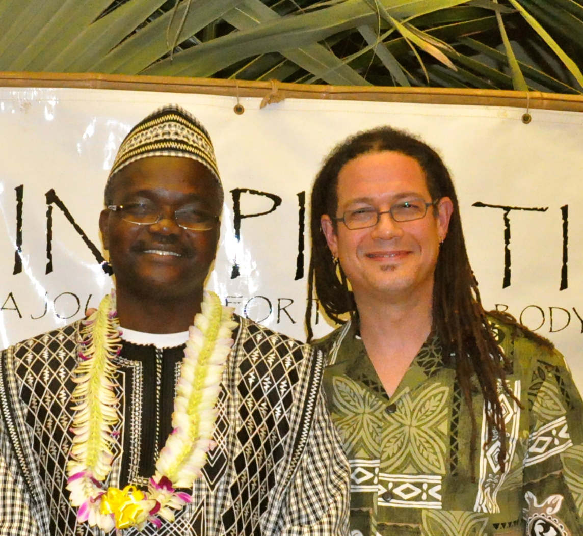 Taylor with the late Elder Master Dr Malidoma Somè