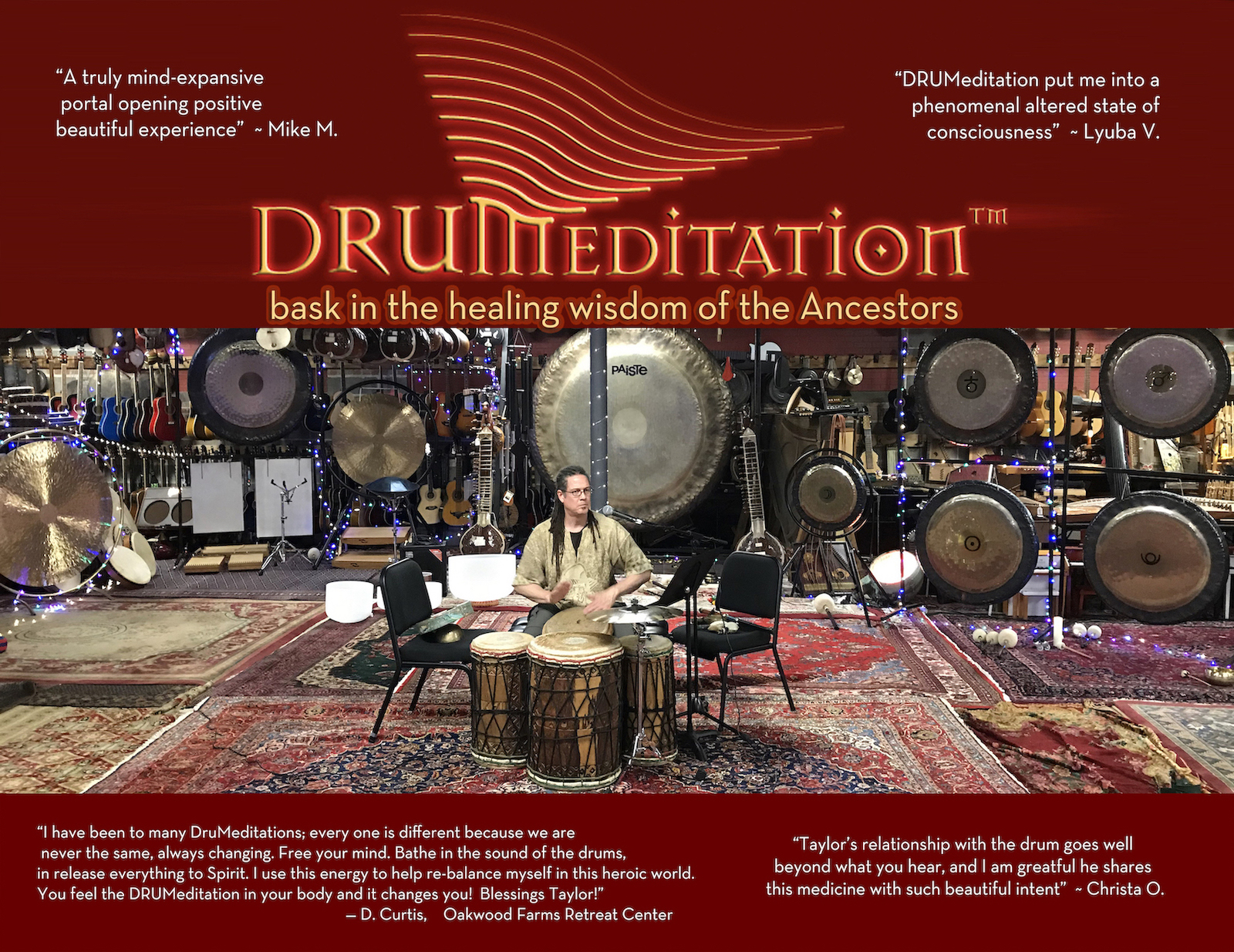 Click to know more about the DRUMeditation!